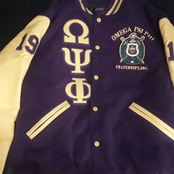 omega psi phi jean jacket